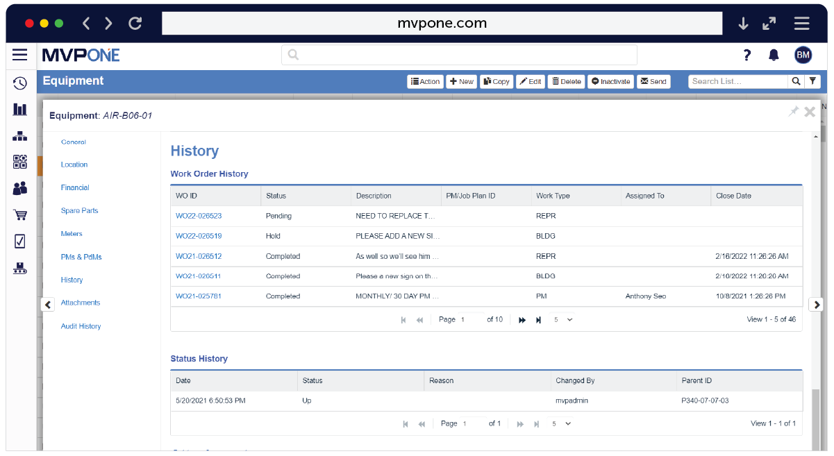 screenshot of MVP One